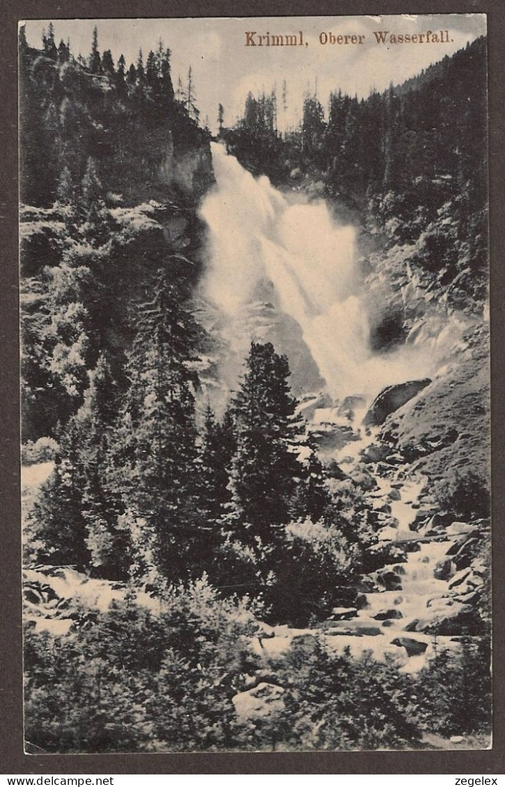 Oberer Krimmler Wasserfall - Gasthof A.J. Hofer 1907 - Krimml