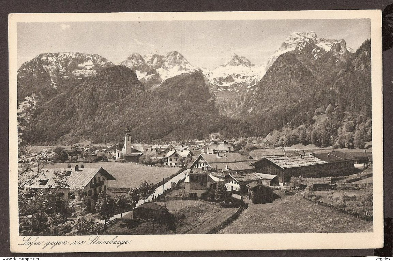 Lofer Gegen Die Steinberge - 1928  (Salzburg) - Lofer