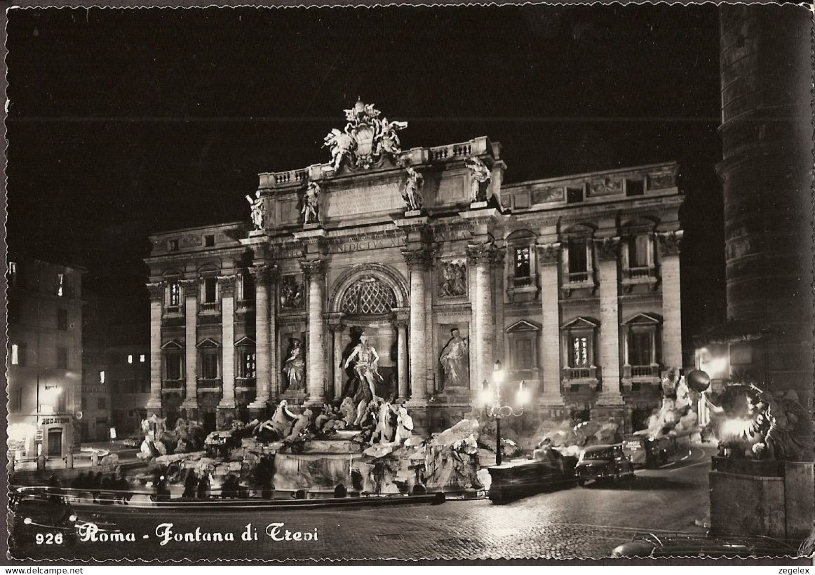 Roma - Fontana Di Trevi -1960 - Fontana Di Trevi