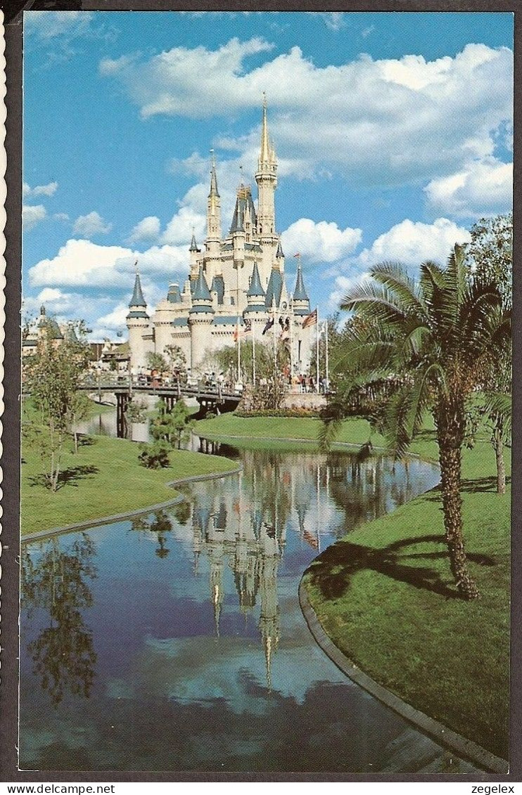 Walt Disney World - Cinderella Castle - Home Of Peter Pan, Snow White, Mickey Mouse. - Disneyworld