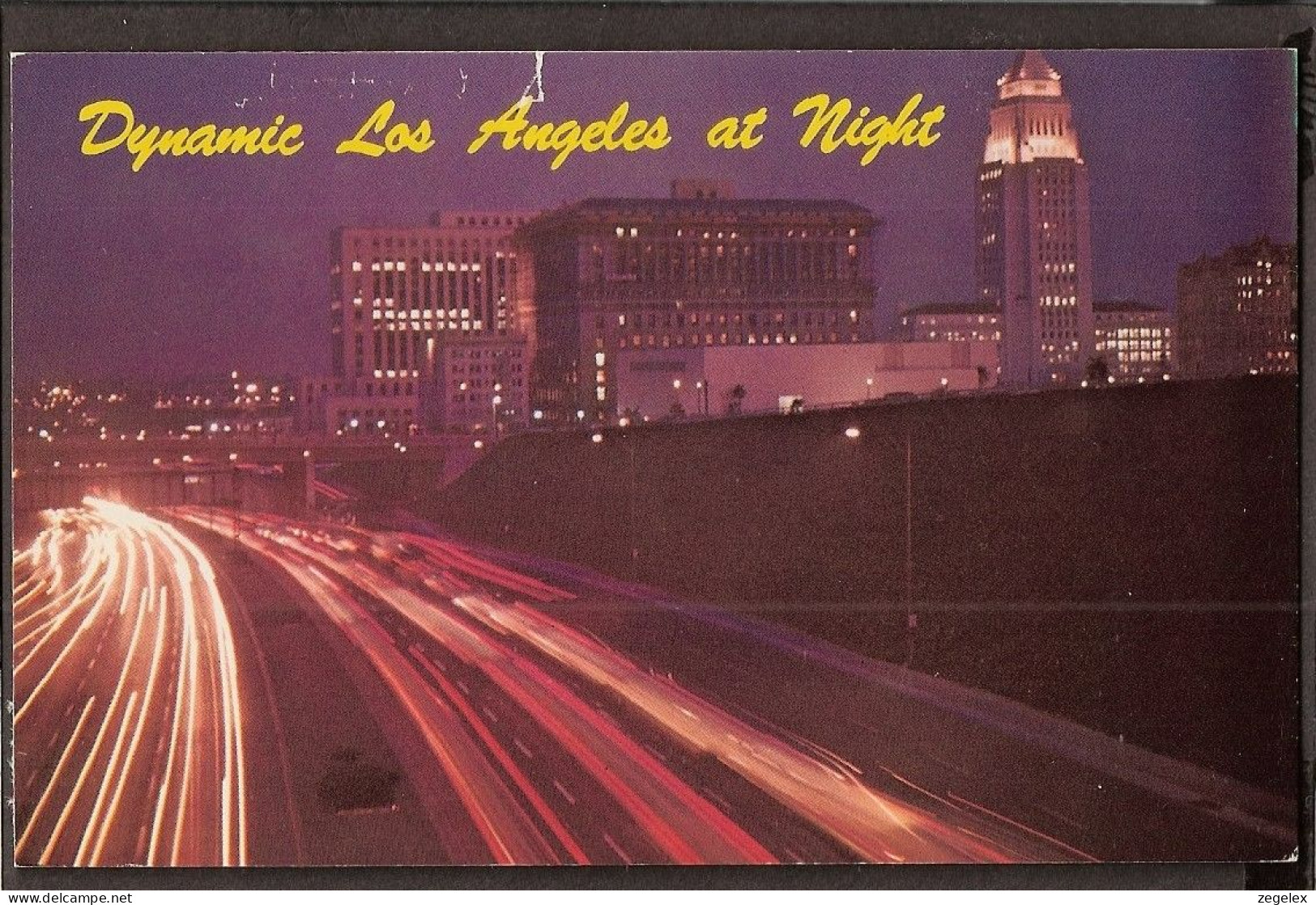 Los Angeles At Night - Harbor Freeway - Los Angeles