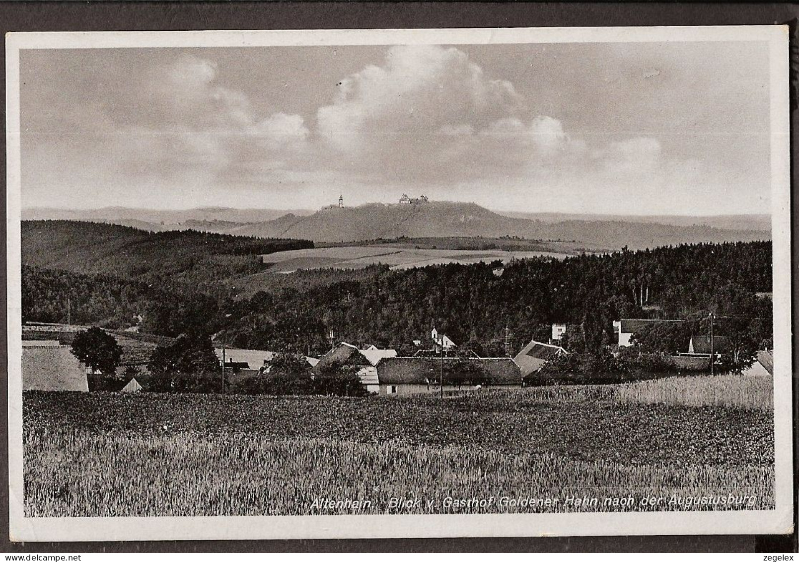 Altenhain Bei Einsiedel - Ausflugsort "Goldener Hahn" 1942 - Chemnitz (Karl-Marx-Stadt 1953-1990)