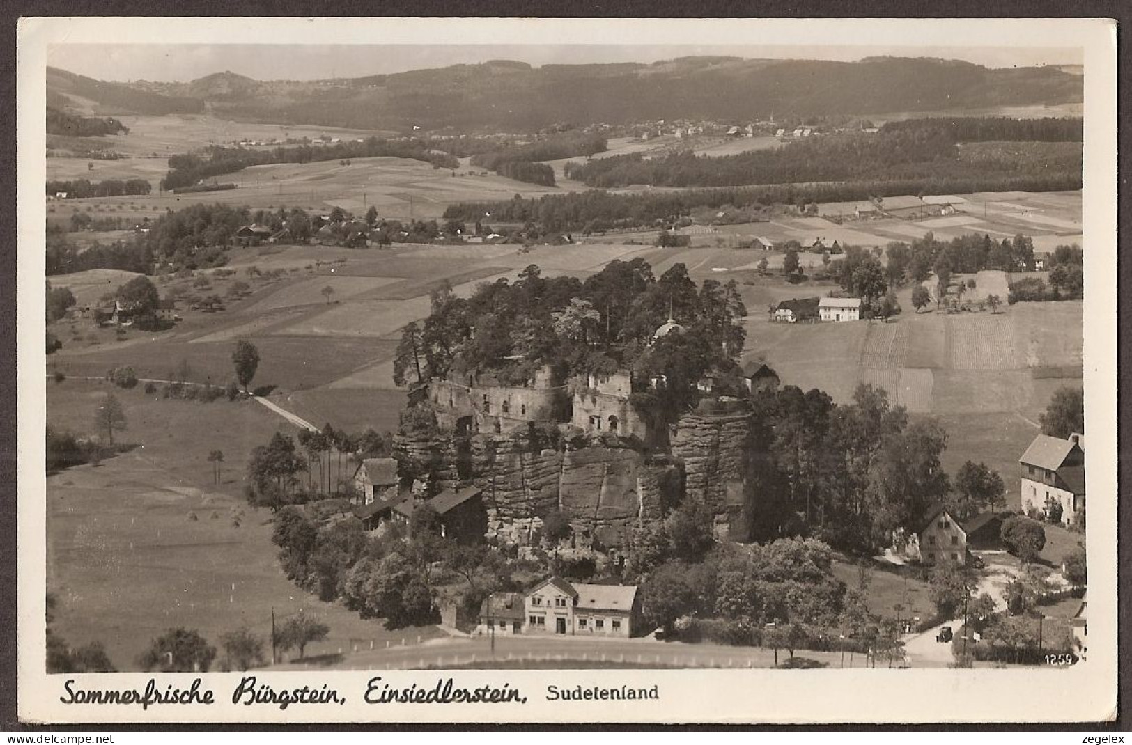 Einsiedlerstein - Sommerfrische Bürgstein - Sudetenland - Sudeten