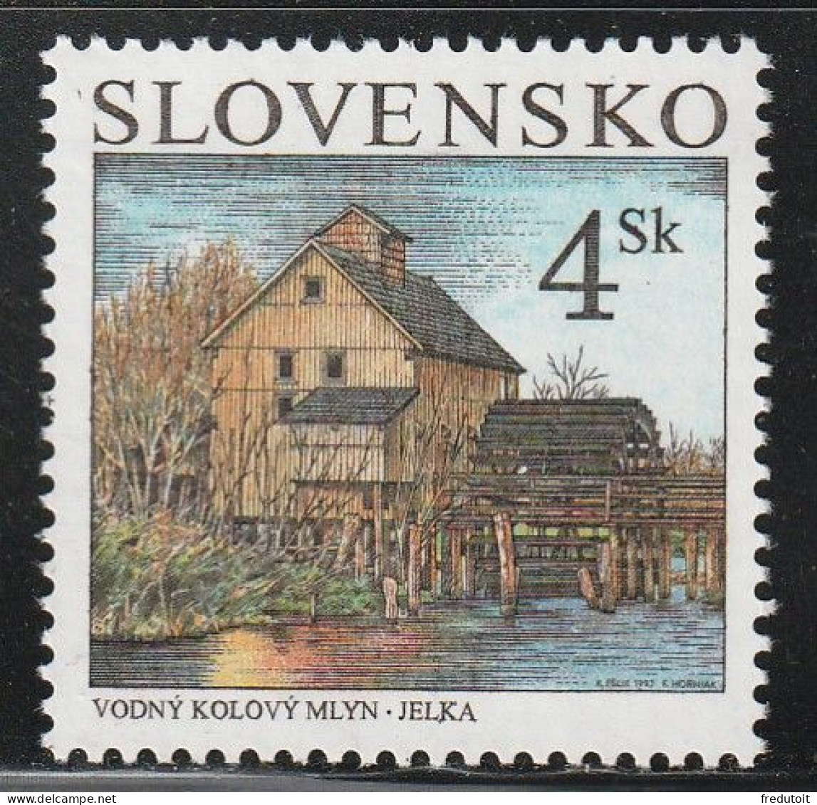 SLOVAQUIE - N°244 ** (1997) Moulin - Unused Stamps