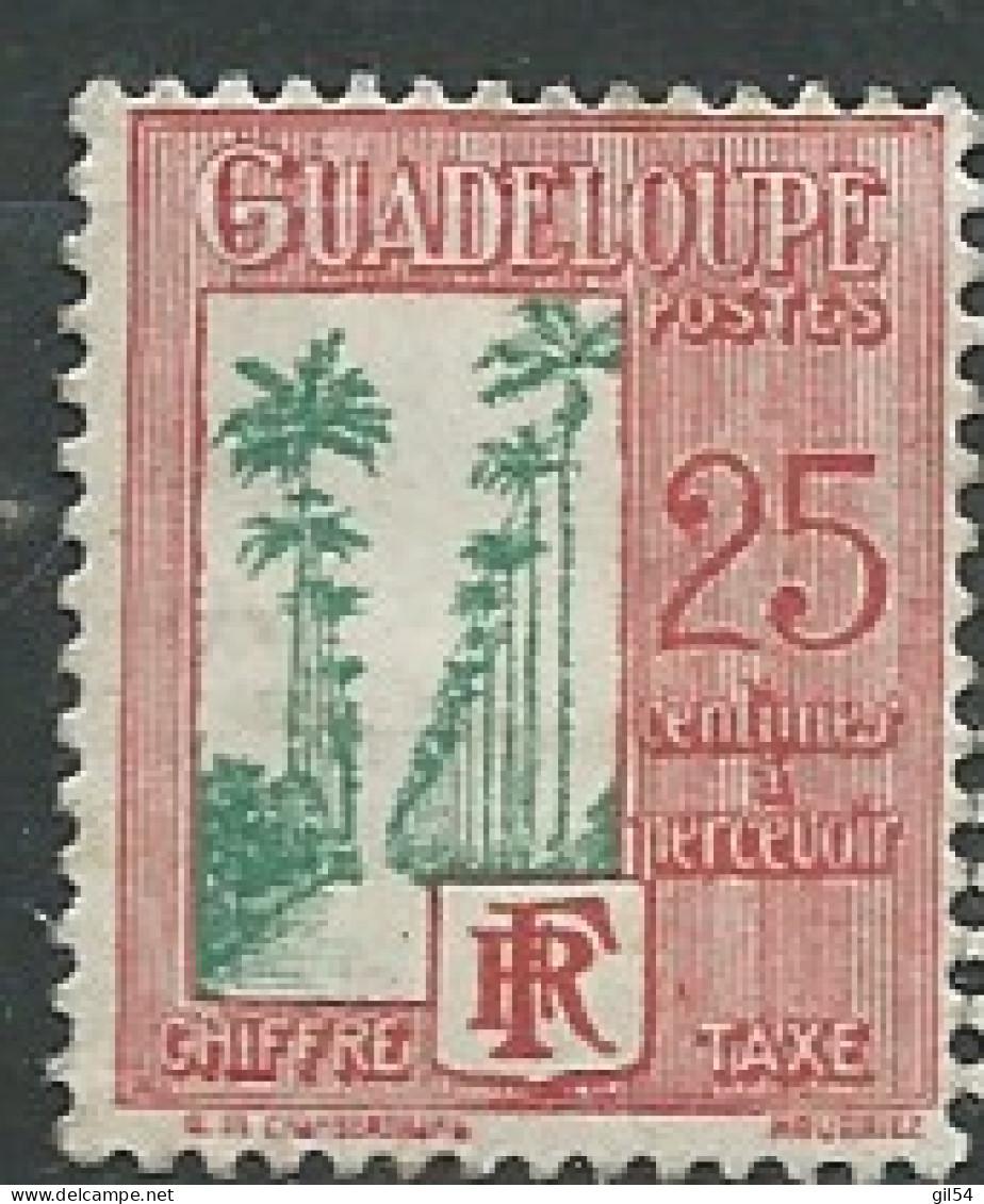 Guadeloupe - TAXE - Yvert N°31 (*)   -  Ax 15813 - Timbres-taxe