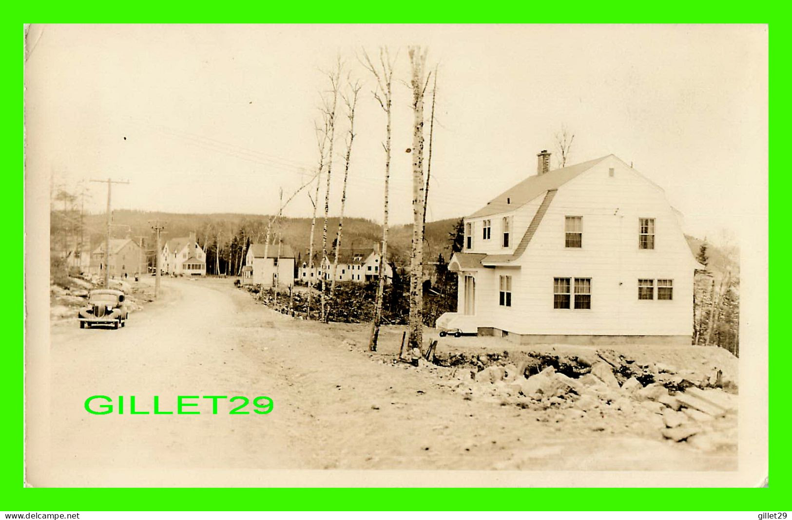 QUÉBEC - VUE RUE PRINCIPALE D'UN VILLAGE - COLLECTION DE JEAN CHEVALIER, PTRE - - Québec - La Cité