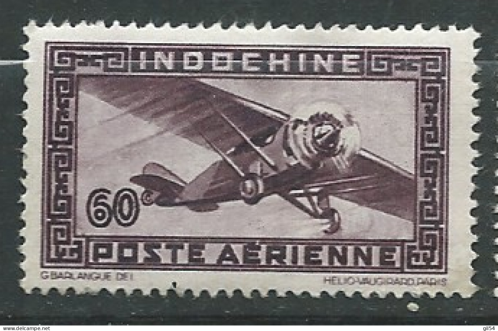 Indochine  Aérien  - Yvert N° 32 (*)   -  Ax 15818 - Poste Aérienne