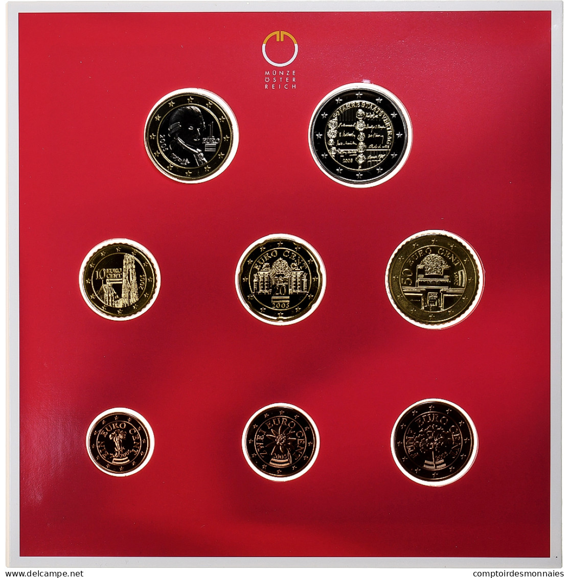 Autriche, Coffret, 2005, FDC - Austria