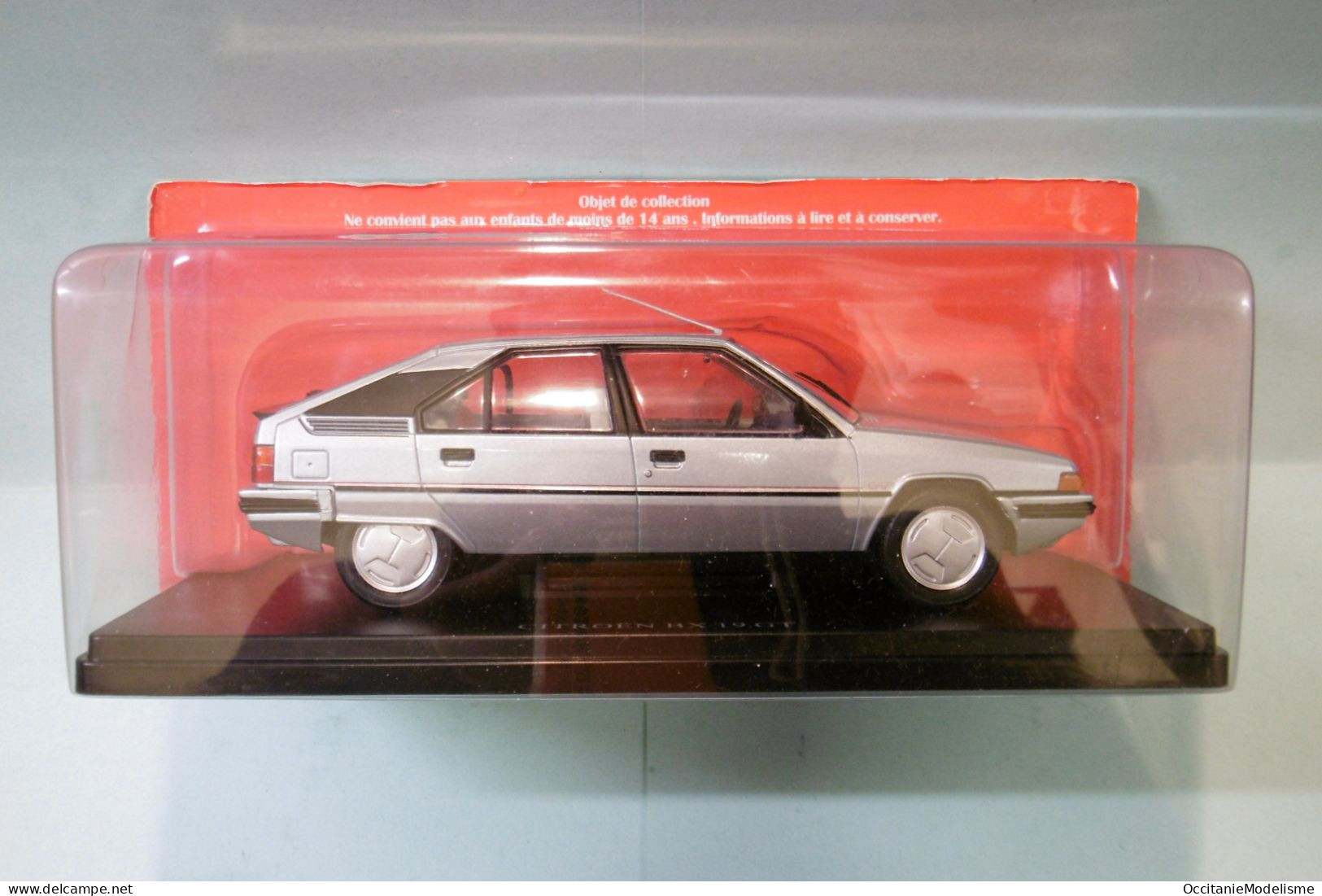 Hachette / Ixo - CITROEN BX 19 GT Gris Bleu Métallisé Neuf NBO 1/24 - Autres & Non Classés