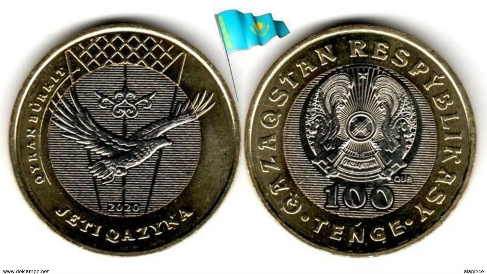 Kazakhstan - 100 Tenge 2020 (Qyran Burkit - UNC) - Kasachstan