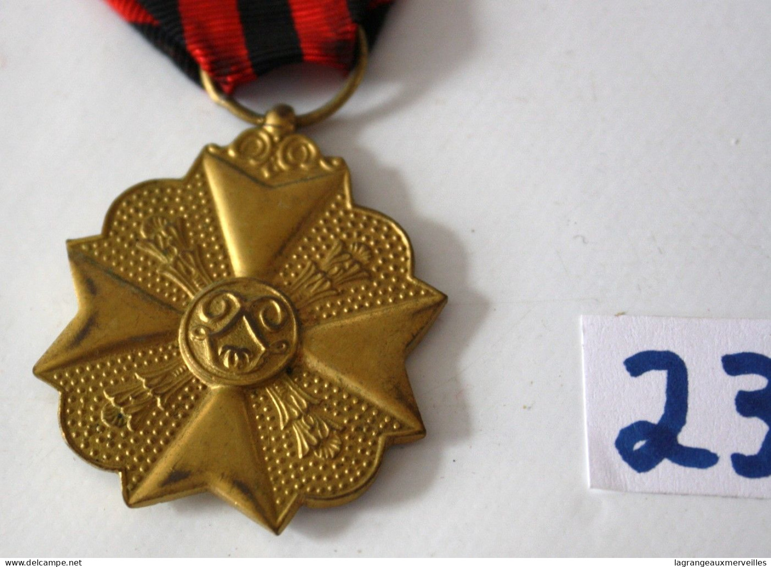 C23 Médaille Civique De 1 ère Classe - Militaria - Décoration - Belgio