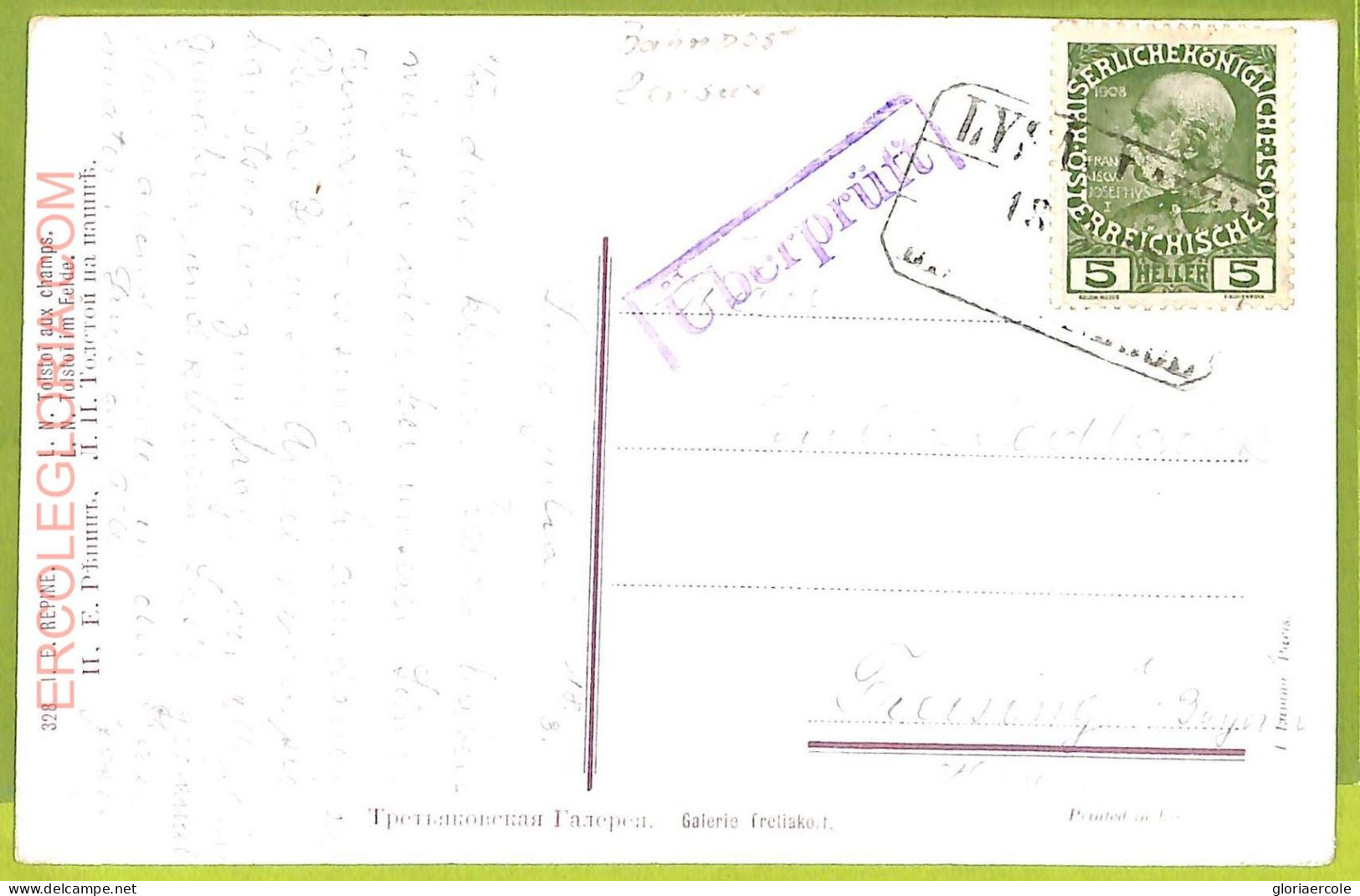 Ae8787 - RUSSIA - Vintage Postcard - ILLUSTRATED - Tolstoj - Solomko, S.