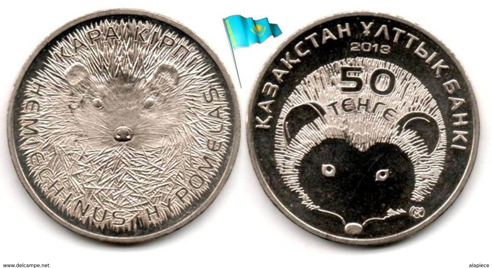 Kazakhstan - 50 Tenge 2013 (Hedgehog - UNC) - Kazakistan