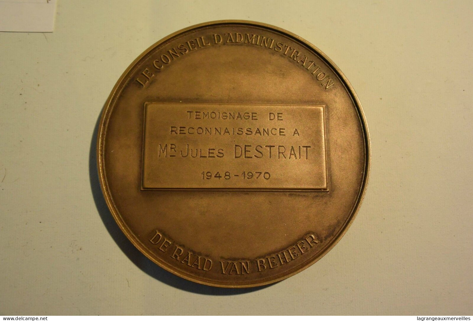 C1 Medaille Commémorative De Jules Destrait 1948-1970 - België