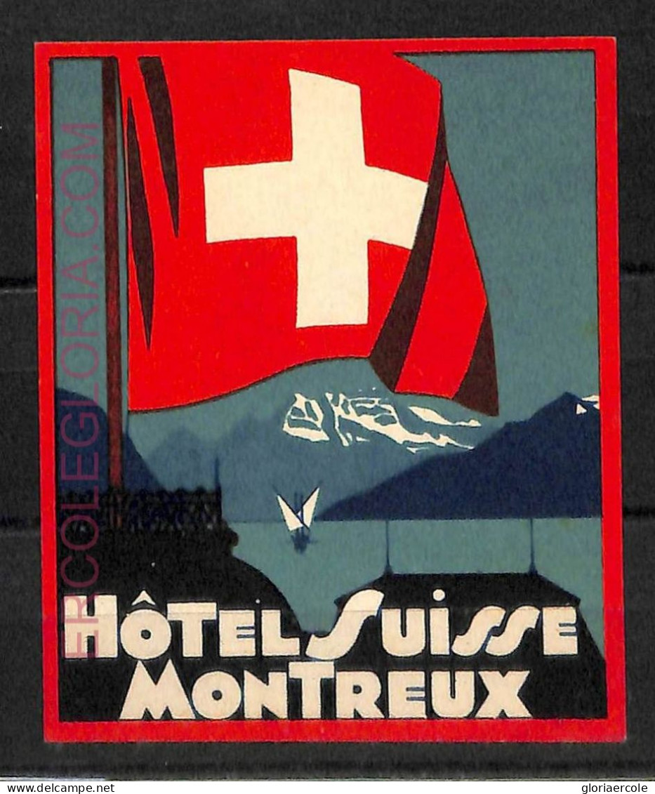 Ad4769 - SWITZERLAND Schweitz - HOTEL LABEL - Montreux - Etiquettes D'hotels