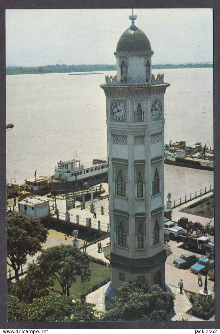 127630/ GUAYAQUIL, Reloj Público Y Río Guayas - Ecuador