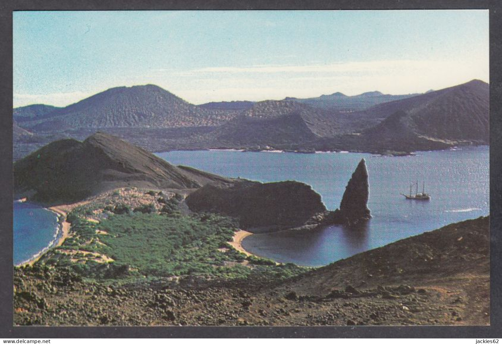 127618/ GALAPAGOS, Volcanic Formations From Bartholomew Island With James Island - Ecuador