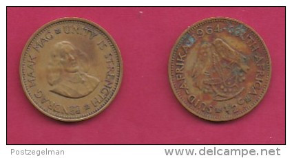 SOUTH AFRICA, 1964, 1/2 Cent , Jan Van Riebeeck C845 - South Africa