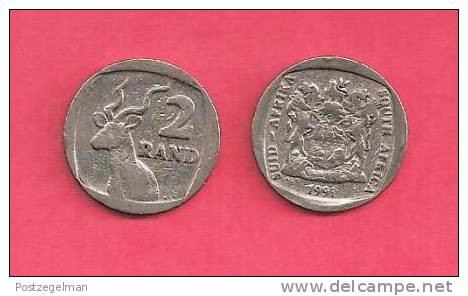 SOUTH AFRICA  1991 Nicely Used 2 Rand Coin Nr. 139 - South Africa