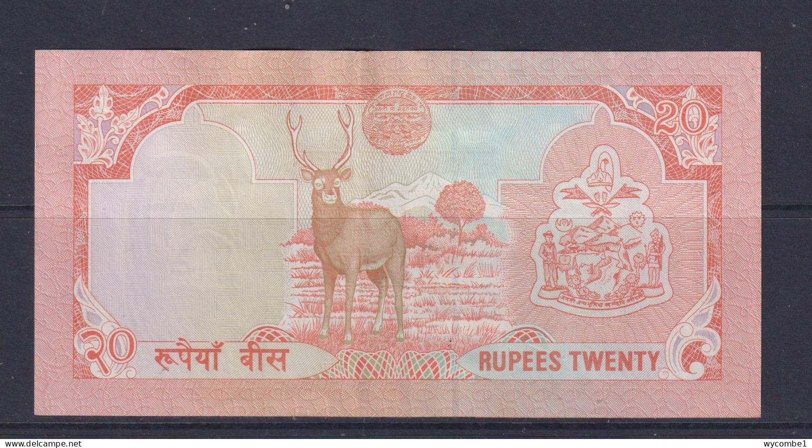 NEPAL - 1995-2000 20 Rupees AUNC/XF Banknote - Nepal