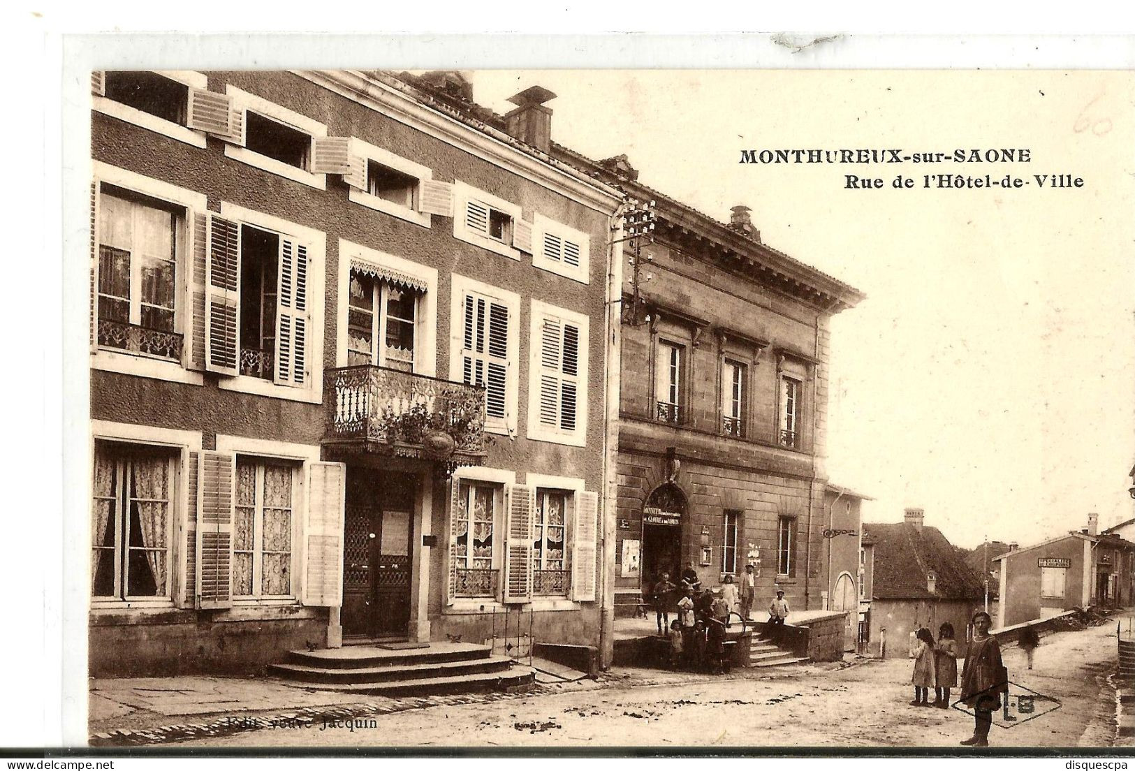 * 88  MONTHUREUX-sur SAONE (Vosges) -   Rue De L'Hôtel-de-Ville - Monthureux Sur Saone