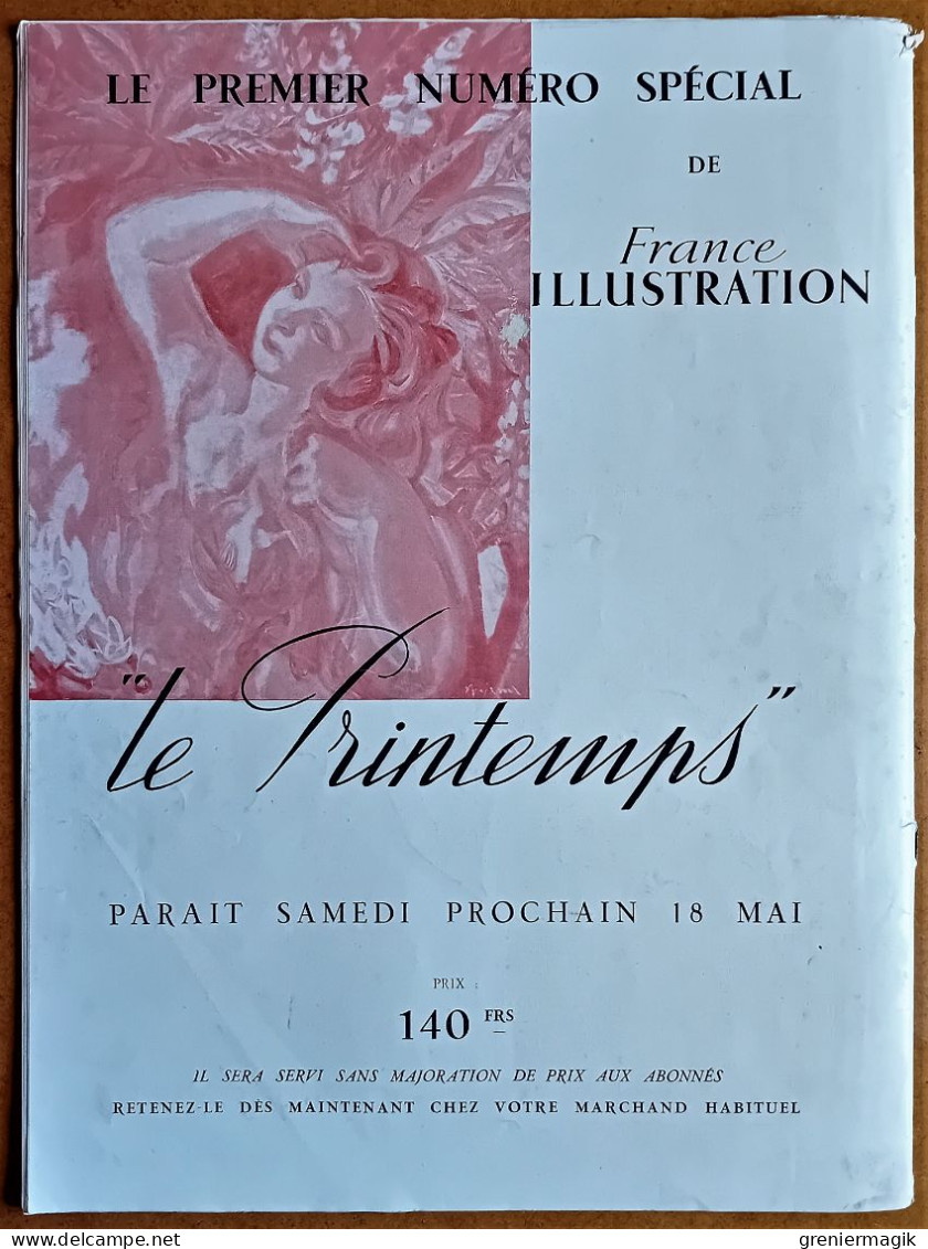 France Illustration N°32 11/05/1946 Référendum/Vietnam/Pays-Bas/L'aile volante/Procès Wagner/Prison San Vittore Milan