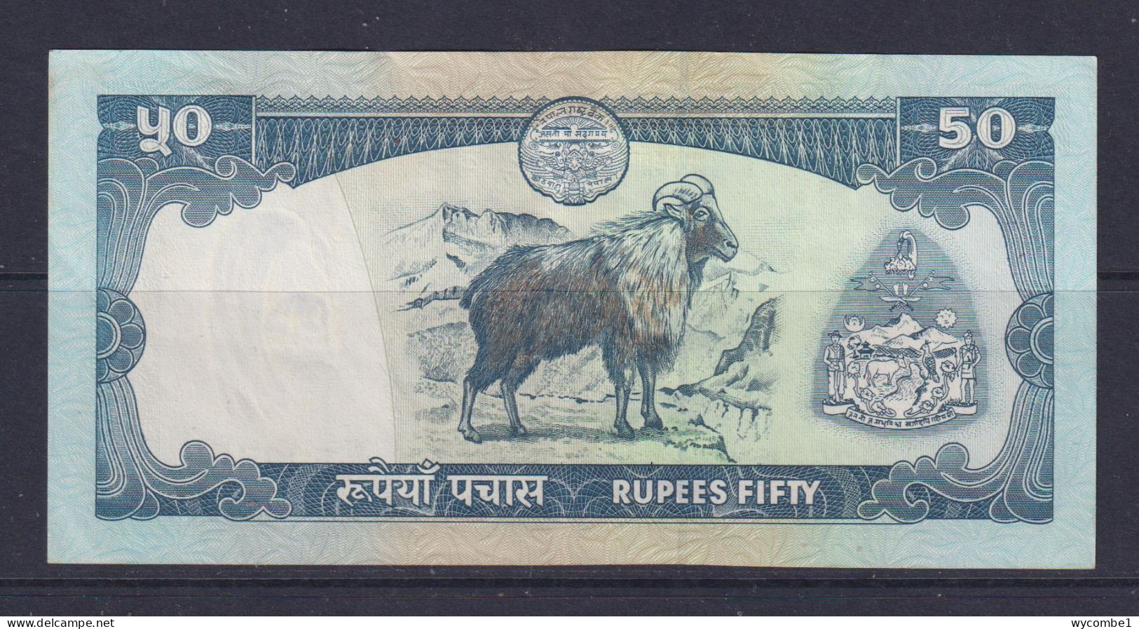 NEPAL - 1995-2000 50 Rupees AUNC/XF Banknote - Népal