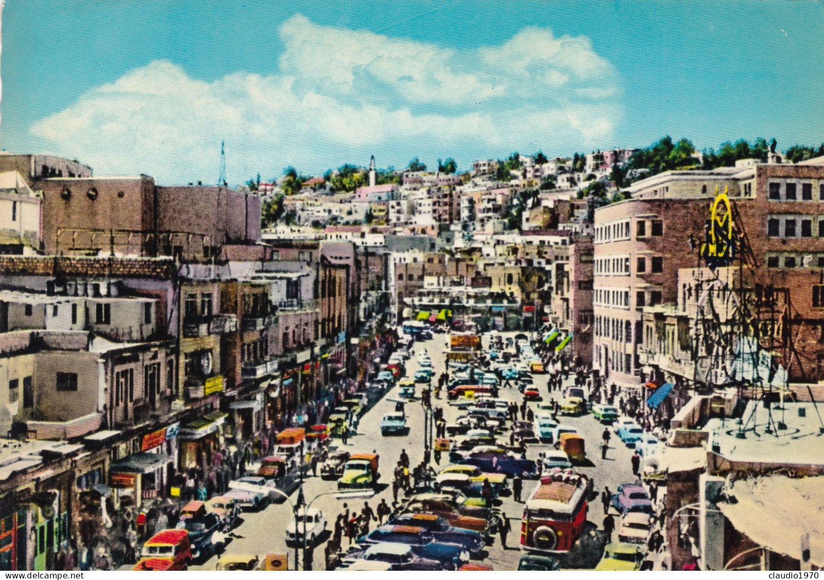 JORDAN - CARTOLINA - AMMAN - VIAGGIATA PER GENOVA - ITALIA - 1976 - Jordanie