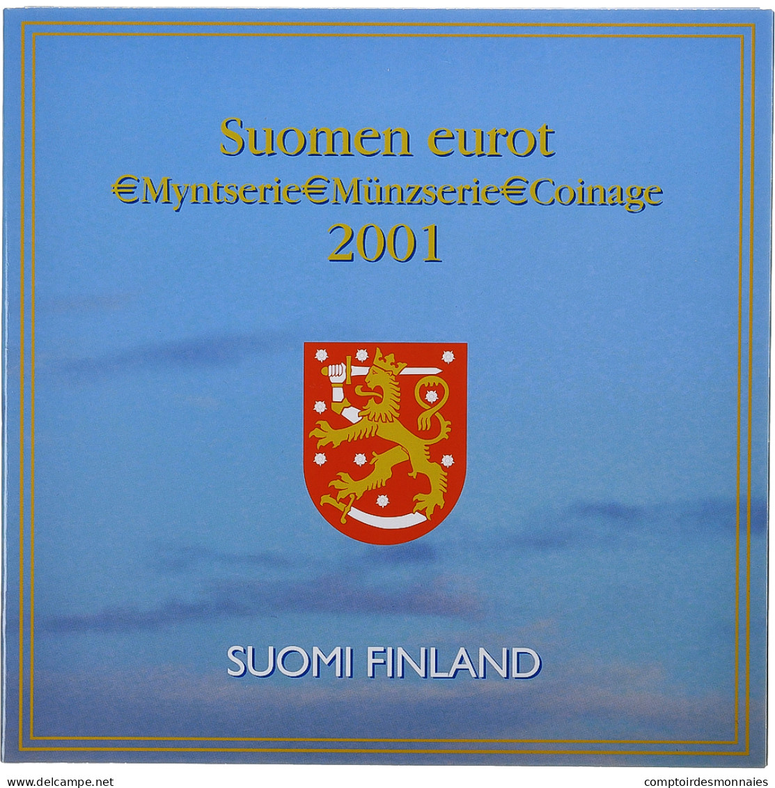 Finlande, 1 Cent To 2 Euro, Euro Set, 2001, Mint Of Finland, BU, FDC - Finnland