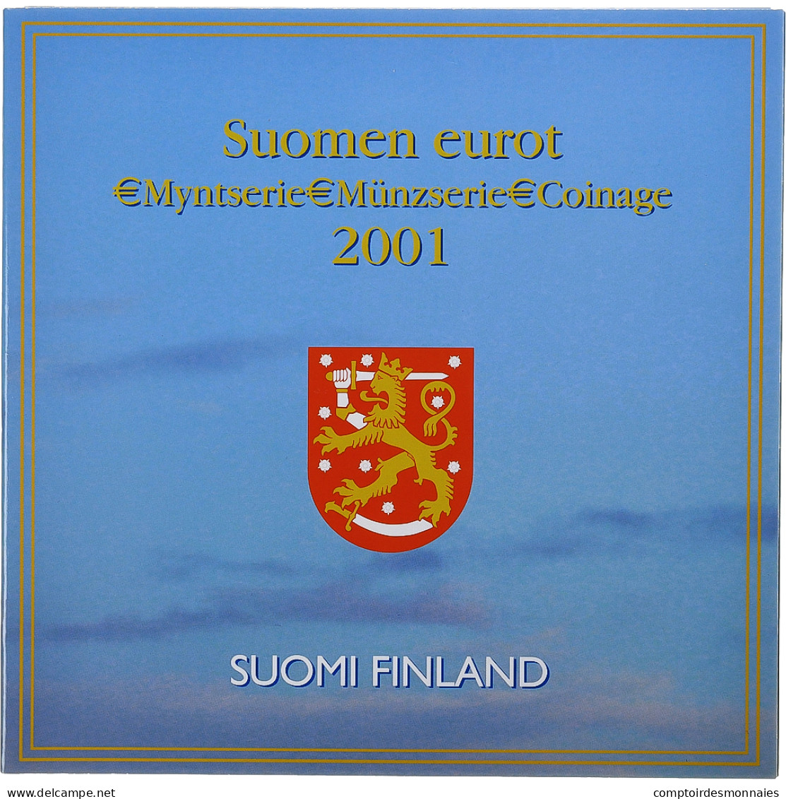 Finlande, 1 Cent To 2 Euro, Euro Set, 2001, Mint Of Finland, BU, FDC - Finlandia