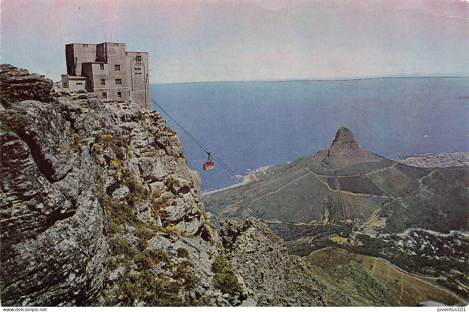 CPSM South Africa-Summit Station And Lion's Head-Beau Timbre       L2587 - Afrique Du Sud