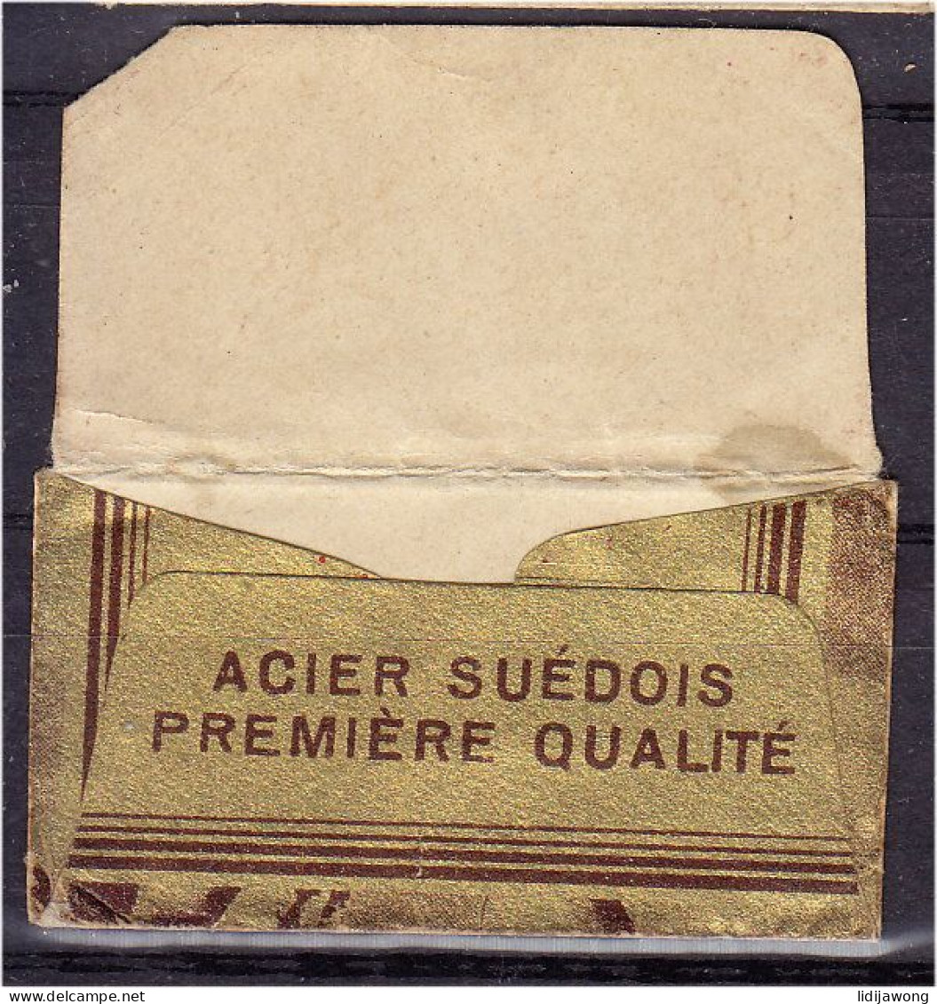 "BON JOUR" Razor Blade Old Vintage WRAPPER (see Sales Conditions) - Hojas De Afeitar