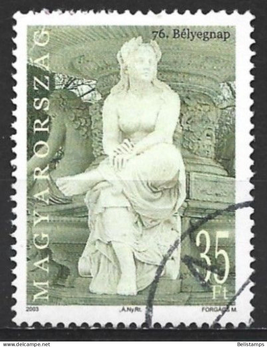 Hungary 2003. Scott #3842 (U) Statue Of Woman With Legs Crossed - Oblitérés