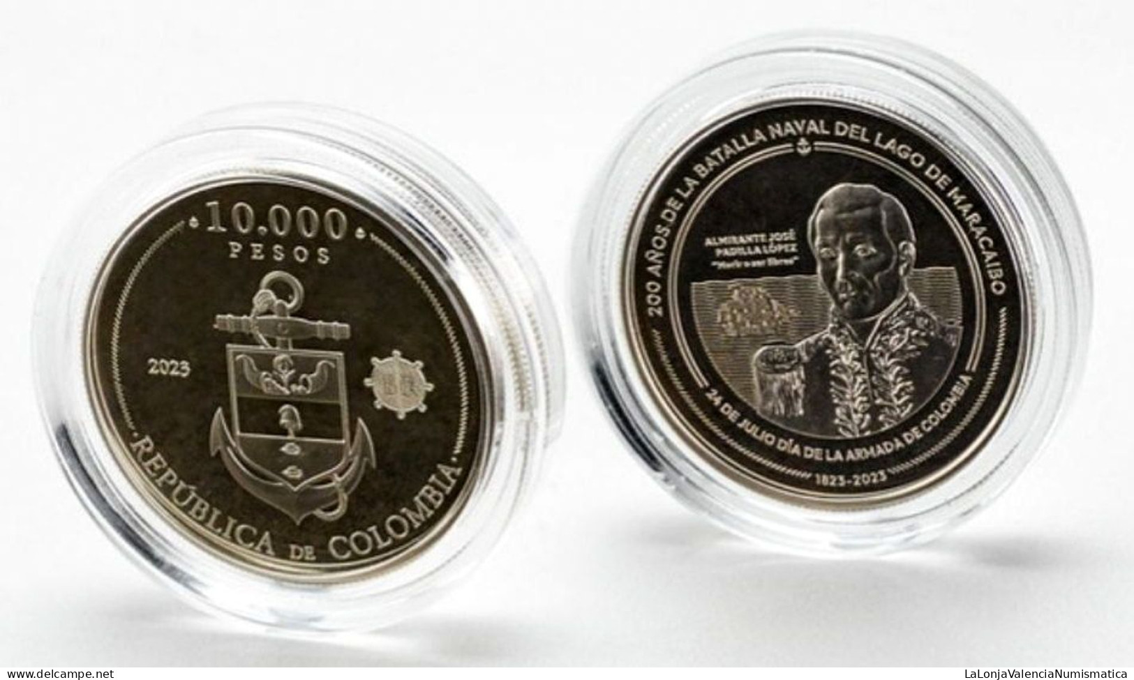 Colombia 10000 Pesos Commemorative 1823-2023 Km 305 Proof Sc Unc - Kolumbien