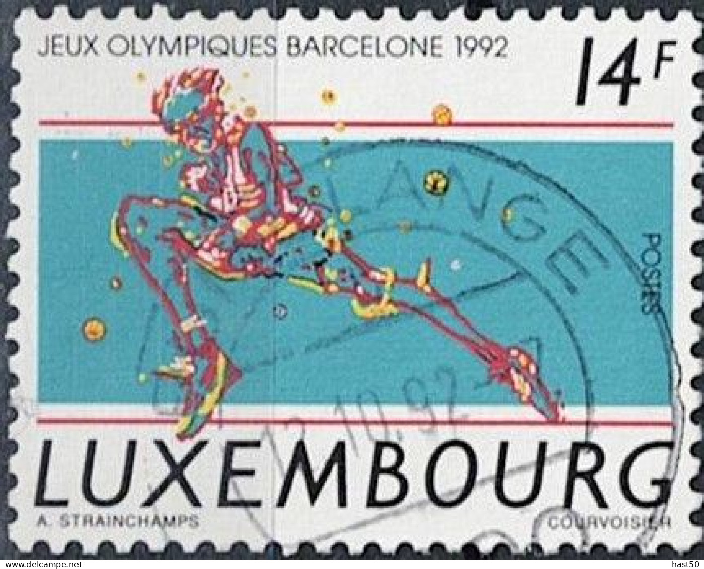 Luxemburg - Olympiase Barcelona (MiNr: 1297) 1992 - Gest Used Obl - Usati