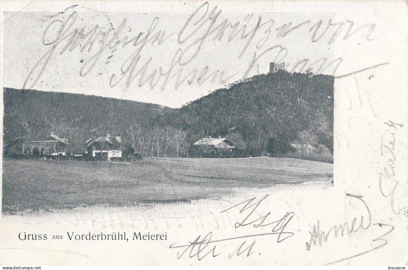 AK - (NÖ) Gruss Aus VORDERBRÜHL (Mödling) - Meierei 1903 - Mödling