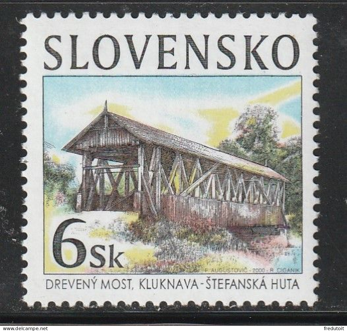 SLOVAQUIE - N°331 ** (2000) Pont - Ungebraucht