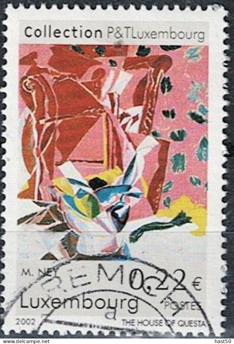 Luxemburg - Gemälde Von Moritz Ney (MiNr: 1559) 2002 - Gest Used Obl - Oblitérés