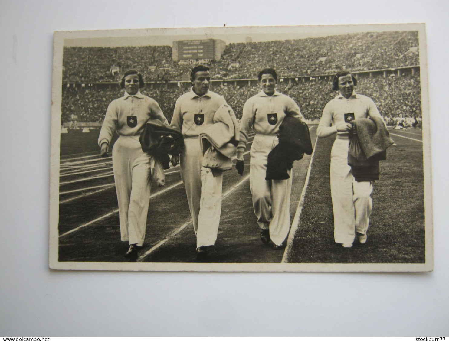 OLYMPIADE 1936 - BERLIN , SonderkarteDamen Staffellauf , Mit Sonderstempel - Summer 1936: Berlin