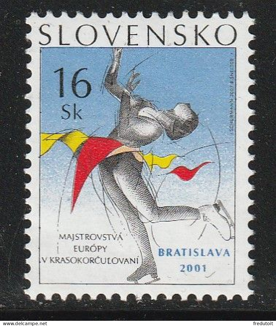 SLOVAQUIE - N°340 ** (2001) Patinage Artistique - Nuovi