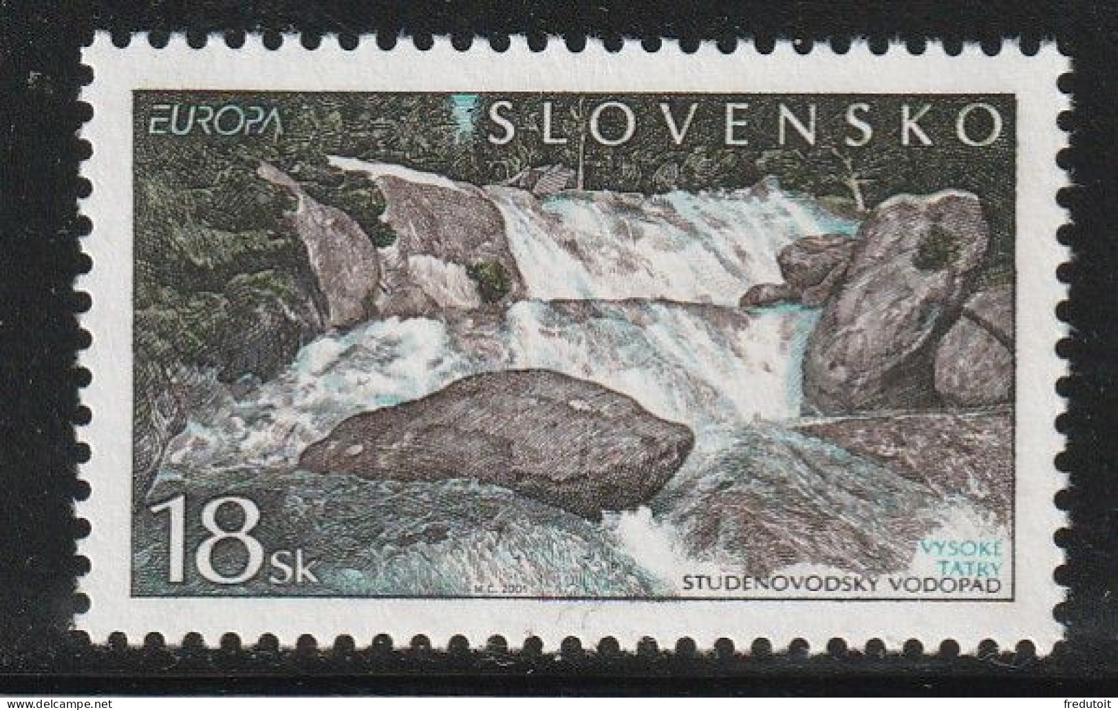 SLOVAQUIE - N°346 ** (2001) Europa - Unused Stamps