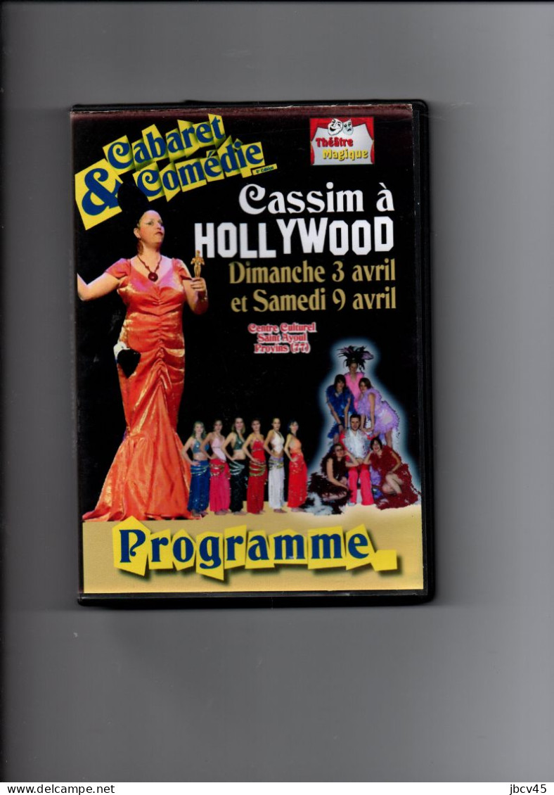 DVD Cassim A Hollywood   Centre Culturel Saint Ayoul Provins 77 - Comédie Musicale