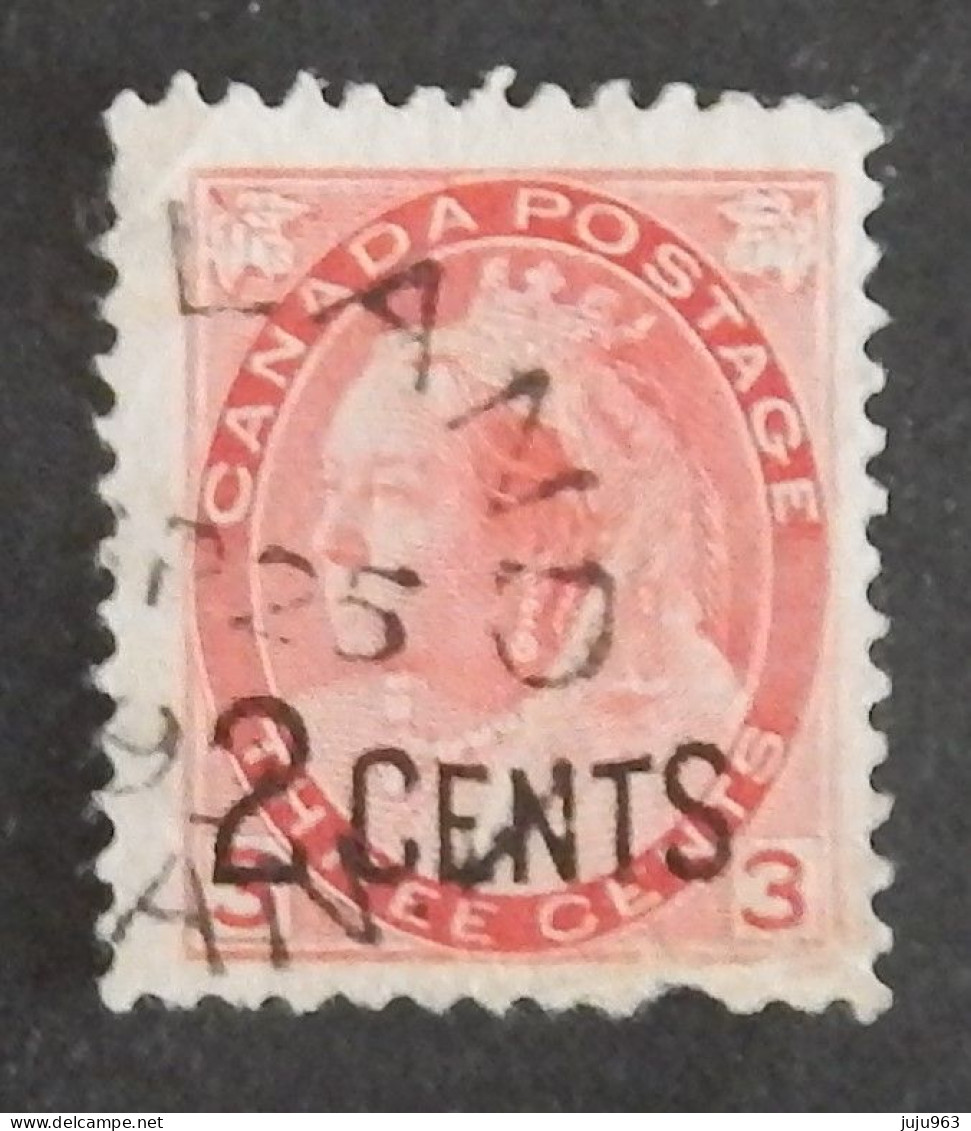 CANADA YT 77  OBLITÉRÉ "REINE VICTORIA" ANNÉE 1899 - Used Stamps