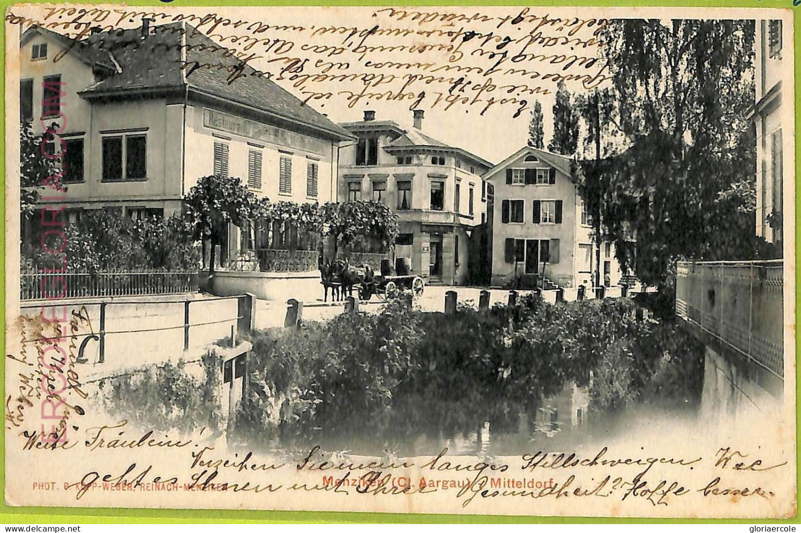 Ad4831 - SWITZERLAND Schweitz - Ansichtskarten VINTAGE POSTCARD - Menziken-1905 - Menziken