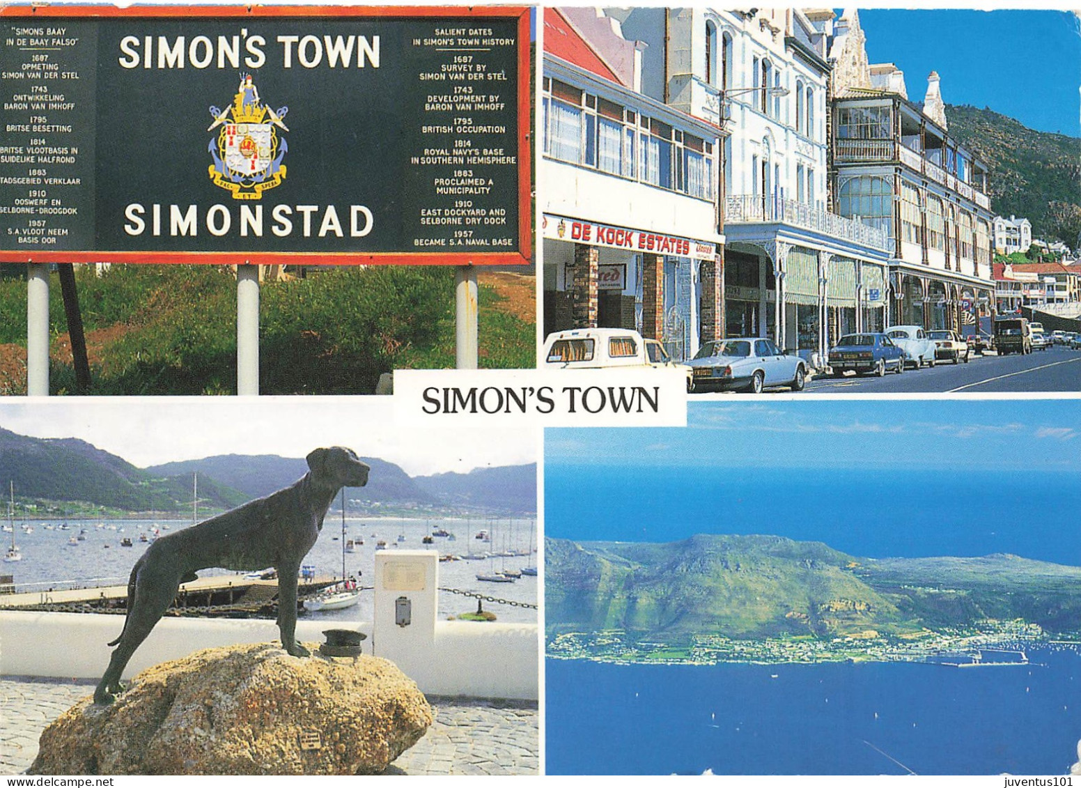 CPSM South Africa-Simon's Town-Beau Timbre-RARE       L2587 - Afrique Du Sud