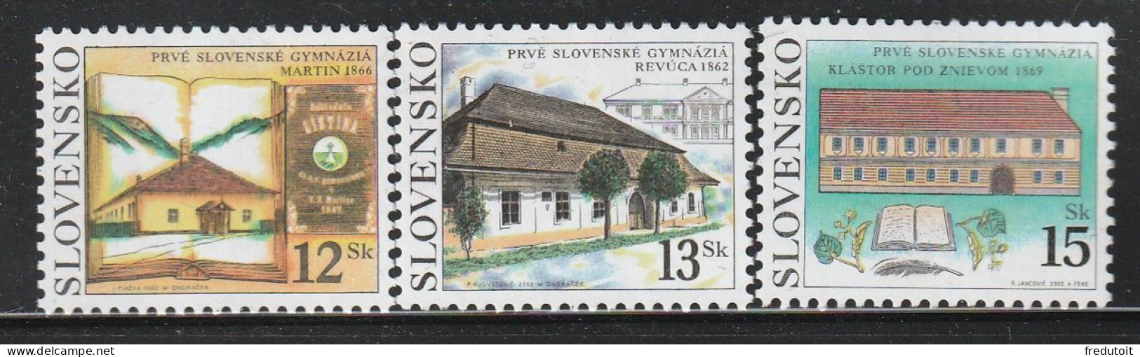 SLOVAQUIE - N°364/6 ** (2002) - Neufs