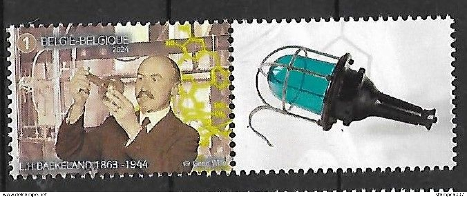 2024 Leo Baekeland Bakeliet Bakelite Lamp Lampe MNH - Unused Stamps