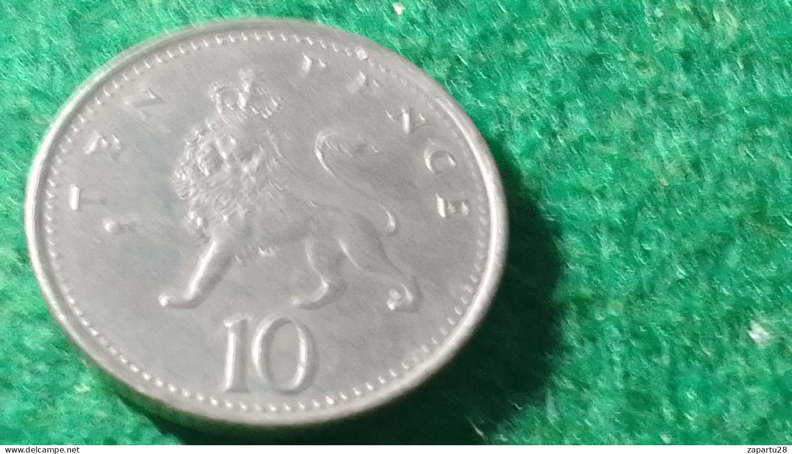 İNGİLTERE - 1969-   10 PENCE        ELİZABETH - 20 Pence