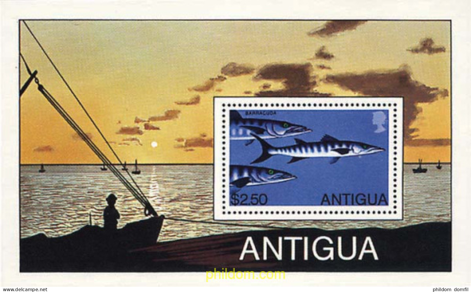 46691 MNH ANTIGUA 1979 PECES - Otros & Sin Clasificación