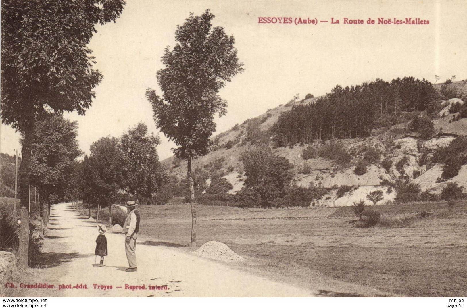 Essoyes - La Route De Noë Les Mallets - Essoyes